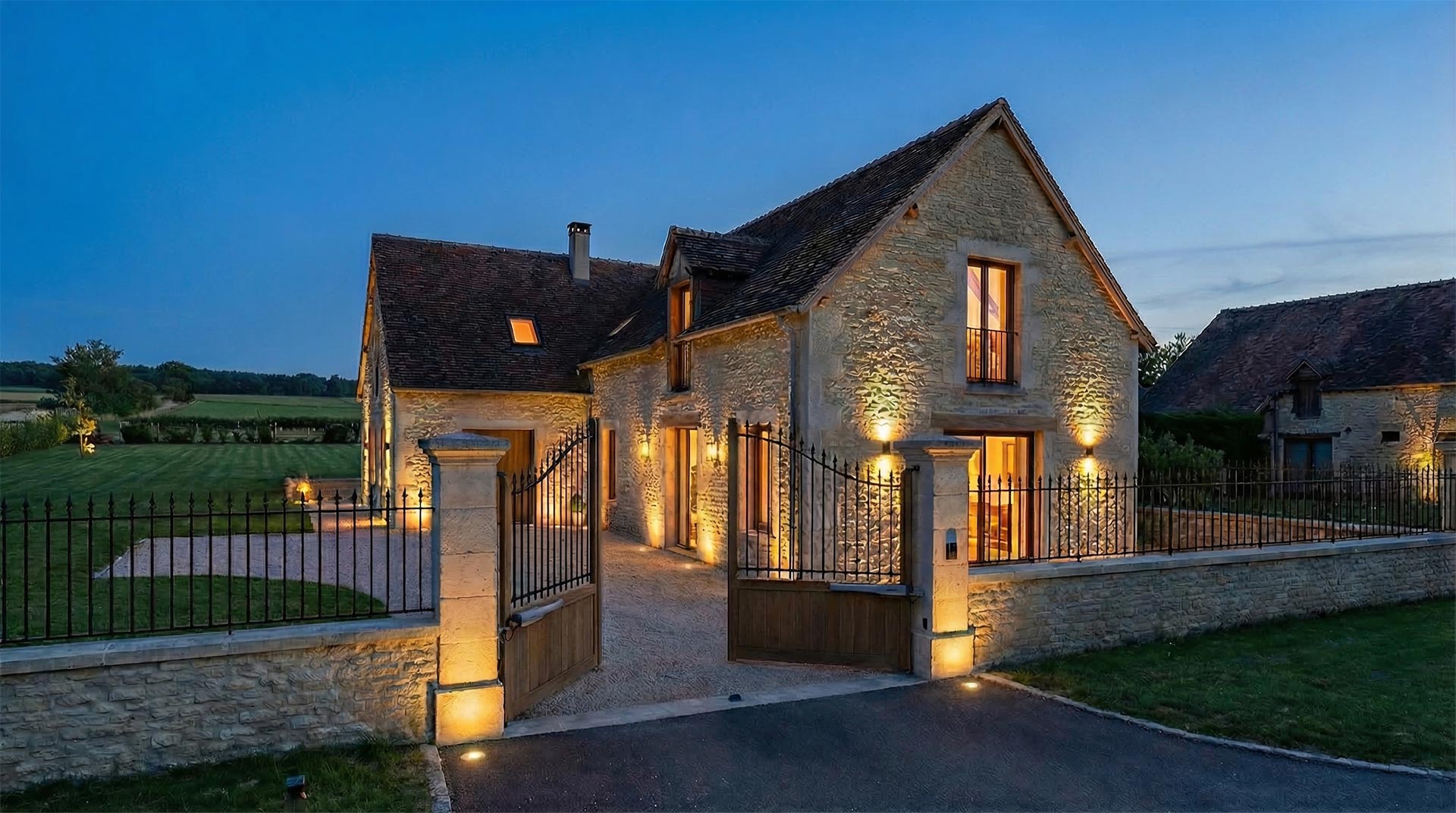 Maison individuelle protégée — systèmes d'alarme Daitem