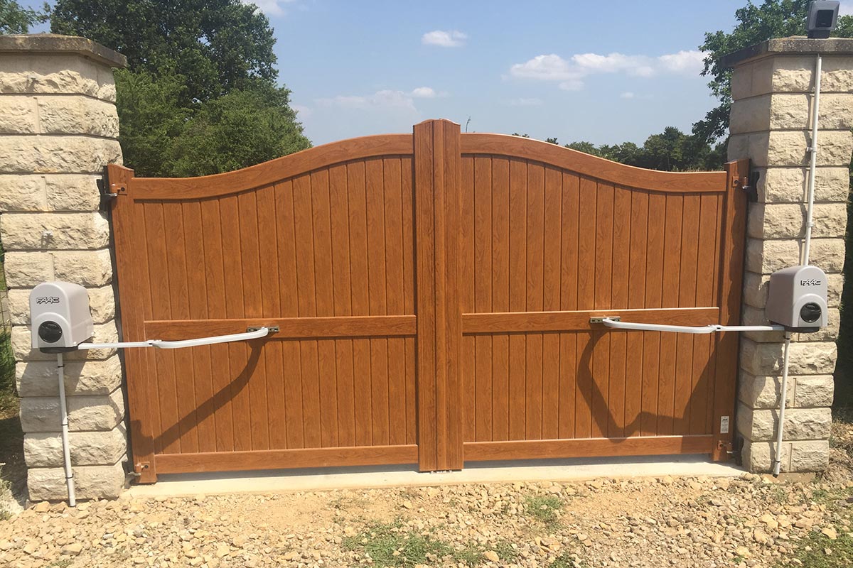 Réalisation Buxy Alarme Protection — portail et accès motorisés FAAC