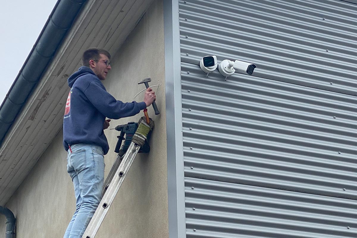 Réalisation Buxy Alarme Protection — installation vidéoprotection